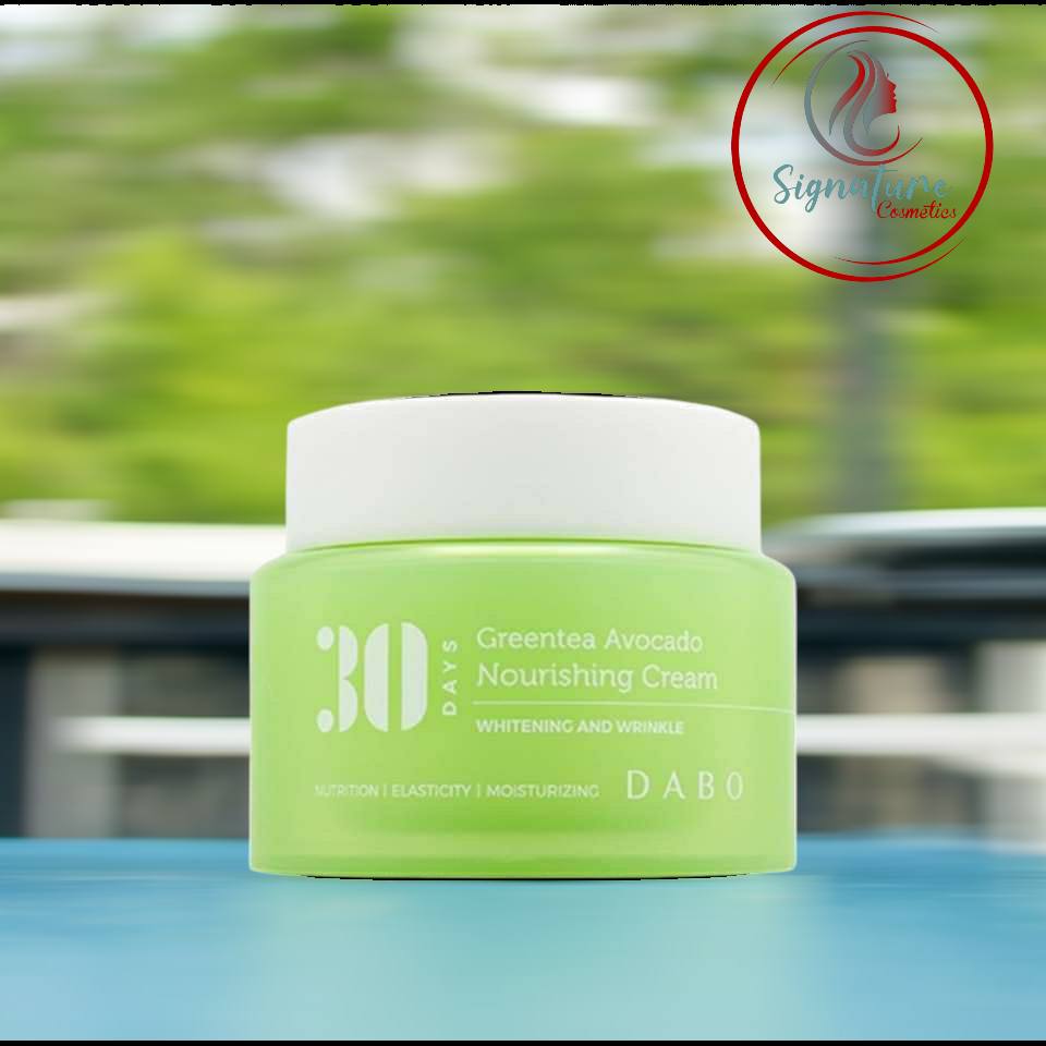 Dabo 30 Days Green Tea Avocado Nourishing Cream - 100ml