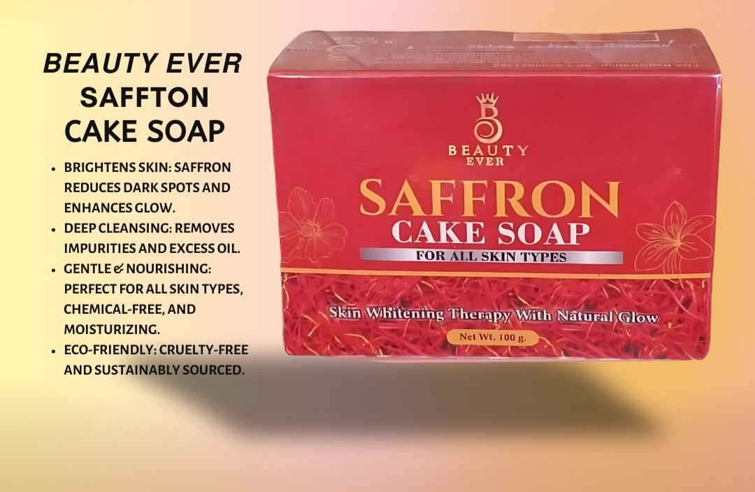 Saffron Cake Whitening Soap (100g)