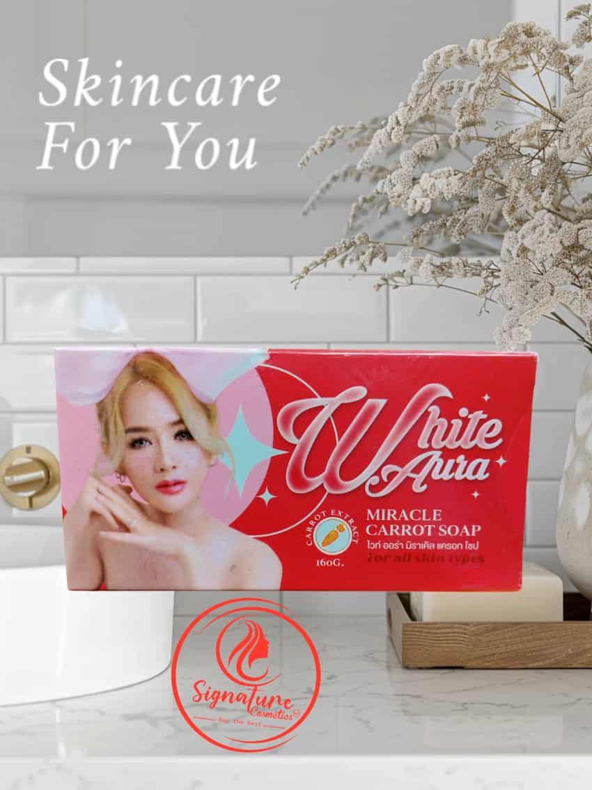 WHITE AURA MIRACLE CARROT SOAP(160g)